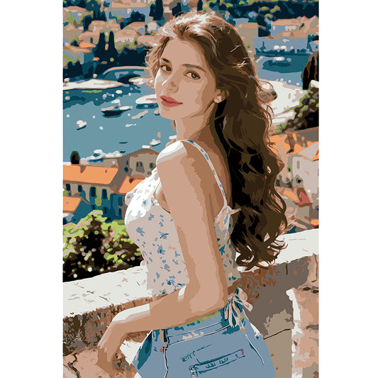 Peinture portrait numérotée – Votre photo transformée en œuvre d'art personnalisée