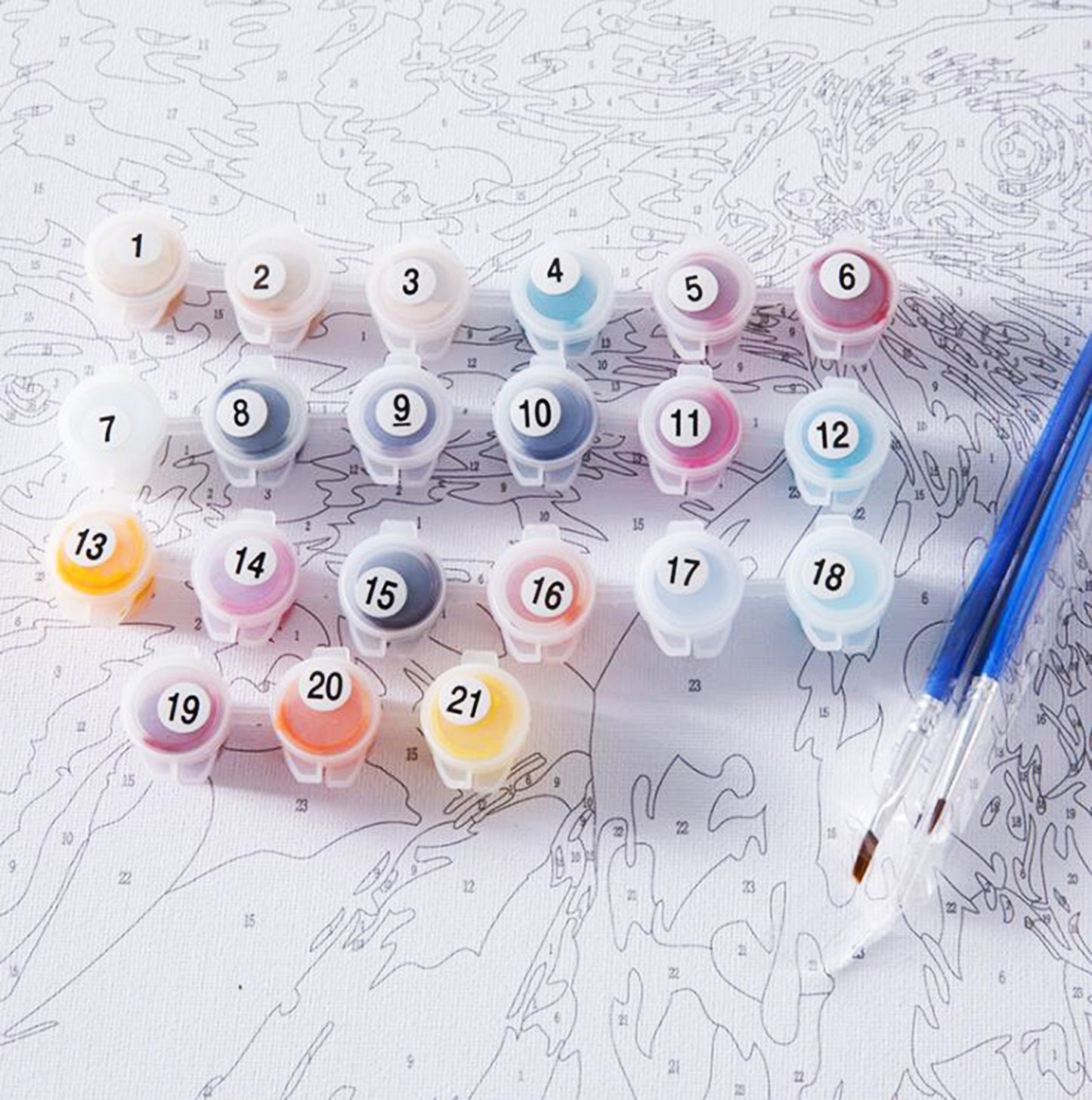 Fantasy Whale Paint by Numbers