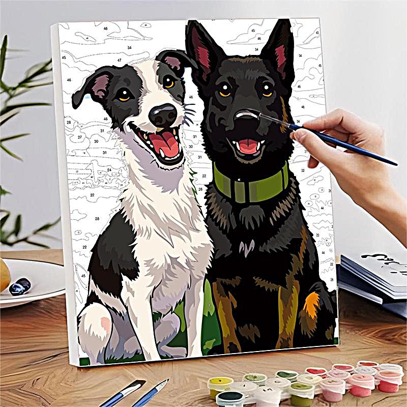 Peinture par numéros Animaux et Nature - Exemple de référence