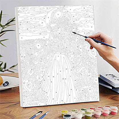 Fantasy & Fairy Tale Paint by Numbers Reference Example