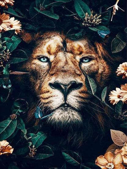 Lion Paint by Numbers