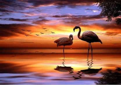 Crane on the Lake Paint by Numbers