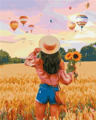 Wheat Field Paint by Numbers