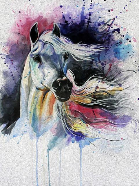 Peinture à l'encre  Peinture par numéros