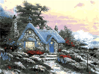 House on the Hill Paint by Numbers