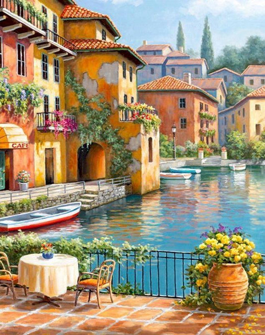 Rural Landscape Paint by Numbers