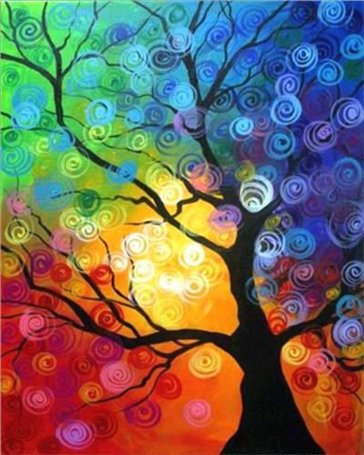 Dead Tree Paint by Numbers