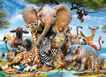 Zoo Paint by Numbers