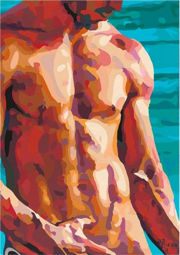 Man with Abs Paint by Numbers