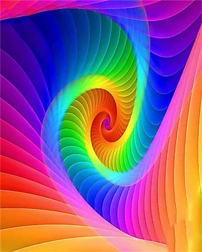 Rotation arc-en-ciel   Peinture par numéros
