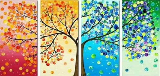 Four Seasons Paint by Numbers