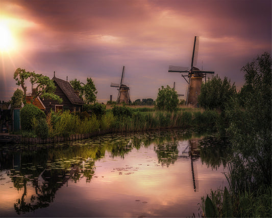 Moulin à vent Peinture par numéros