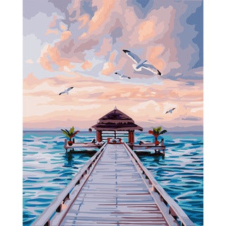 Vue sur la mer Peinture par numéros