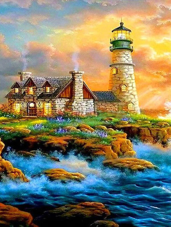Lighthouse Paint by Numbers