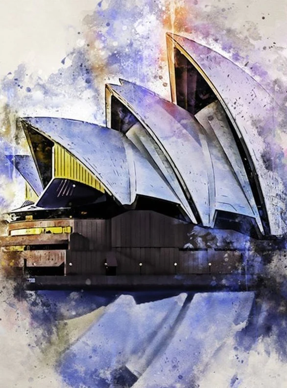 Théâtre  Peinture par numéros