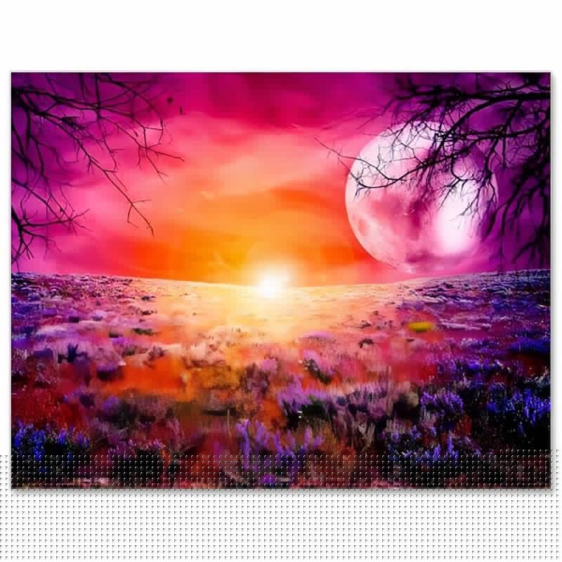 Lune Peinture par numéros