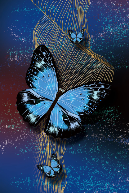 Papillon  Peinture par numéros