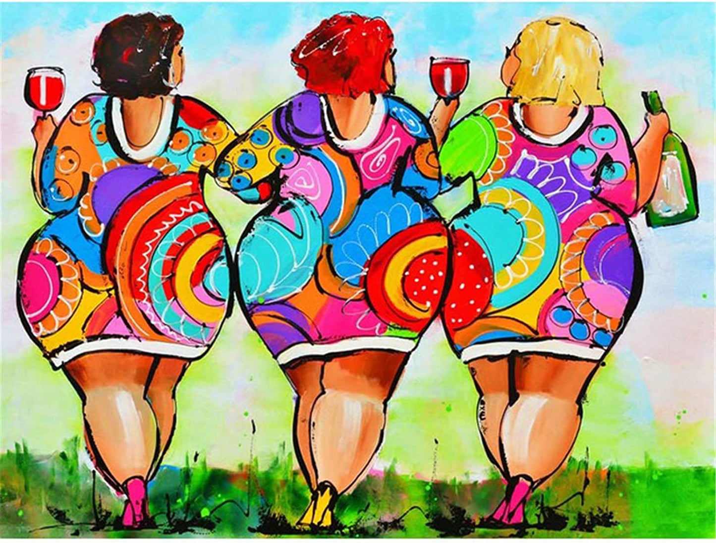 Fat Woman Paint by Numbers