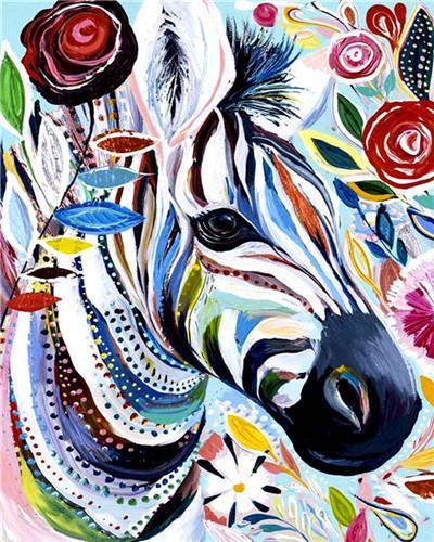 Zebra Paint by Numbers