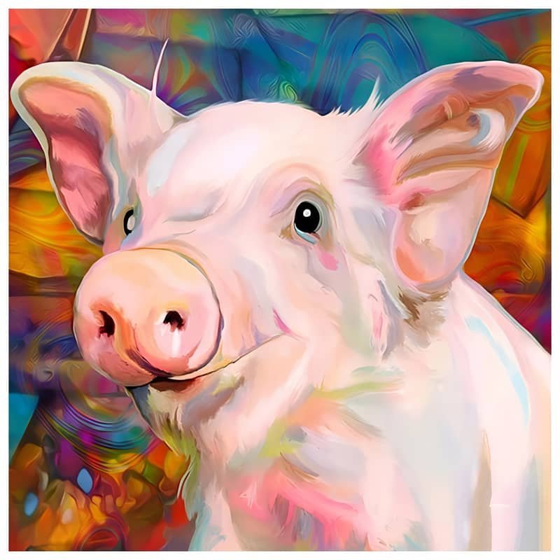 Pig Paint by Numbers