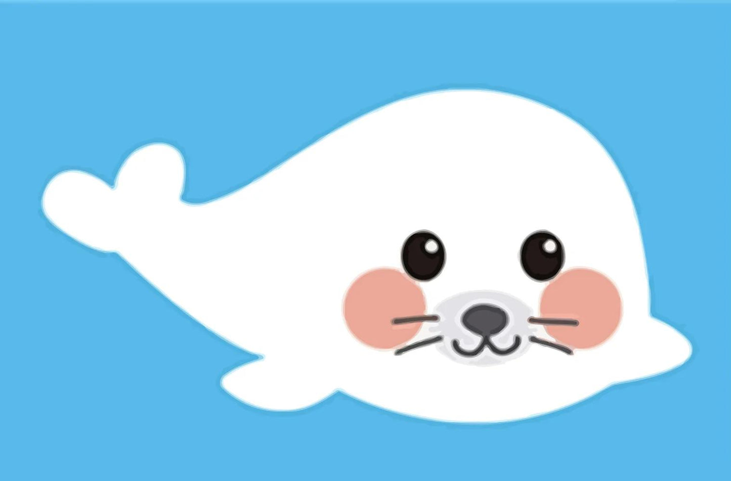 Seal Cloud Paint by Numbers