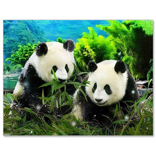 Panda Paint by Numbers