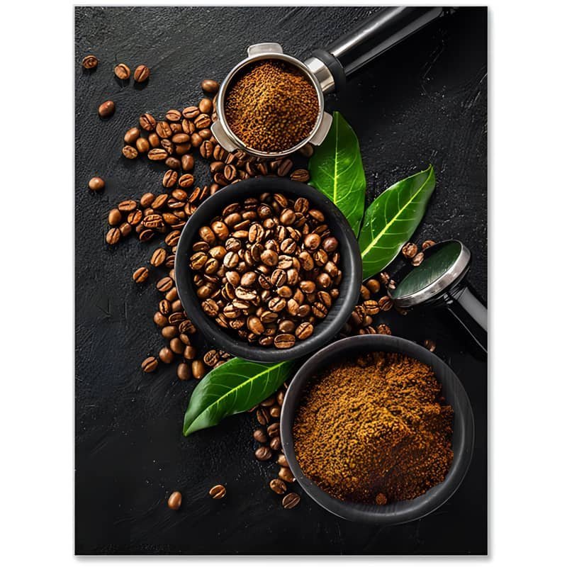 Café en grains - Peinture par numéros