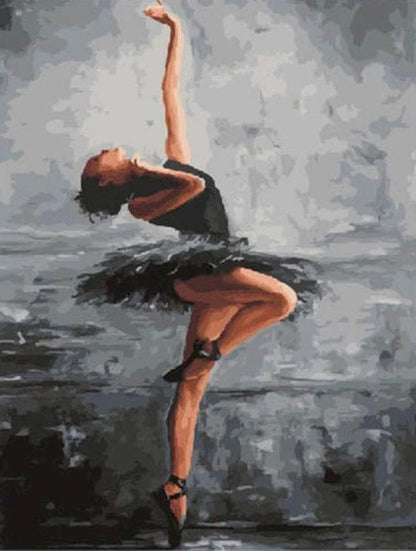 Fille qui danse Peinture par numéros