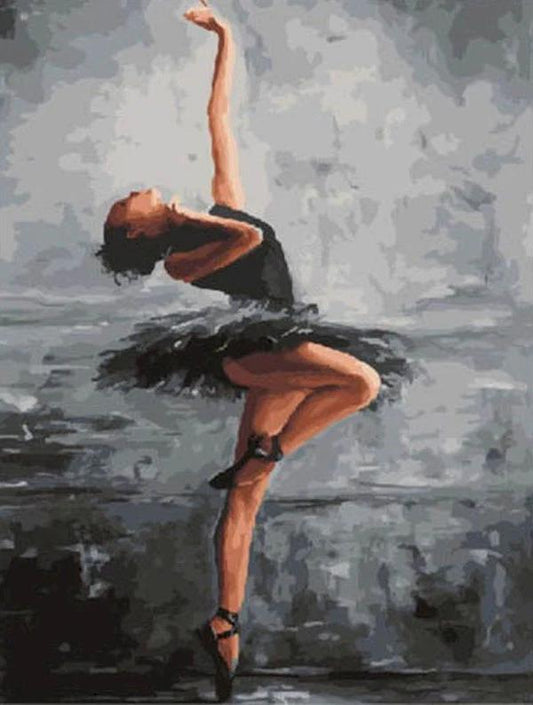 Fille qui danse Peinture par numéros