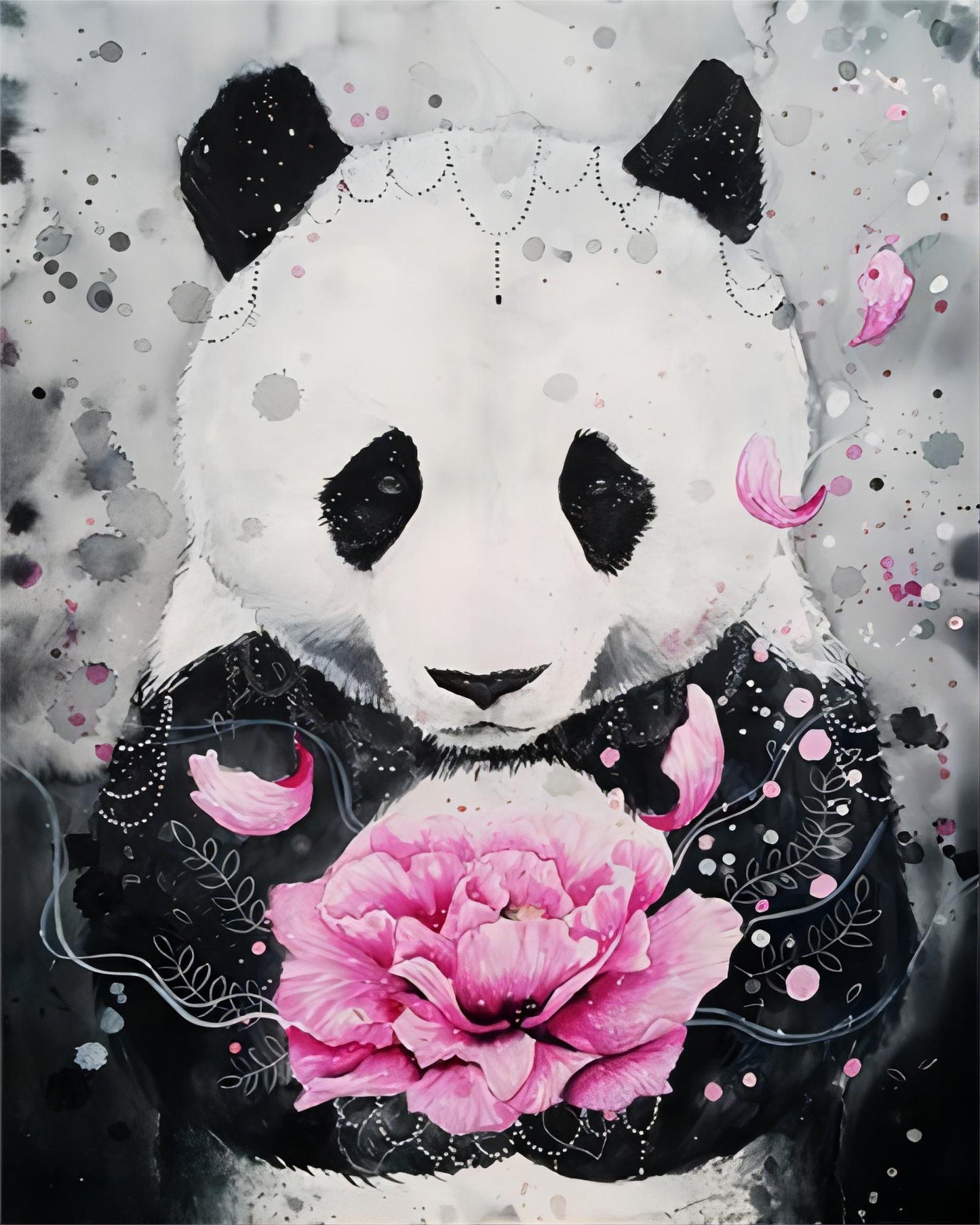 Panda géant Peinture par numéros