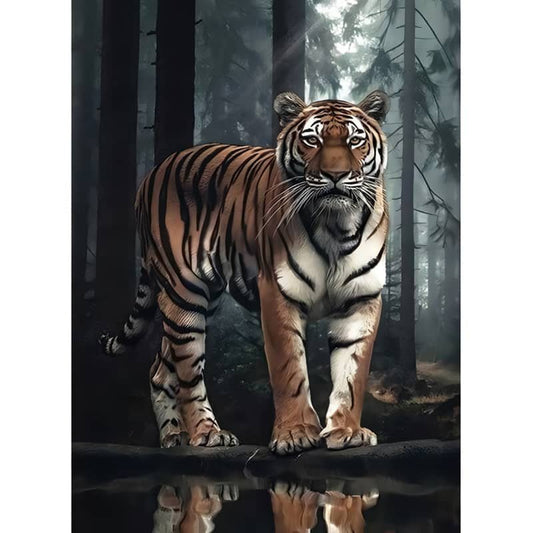 Tiger Paint by Numbers