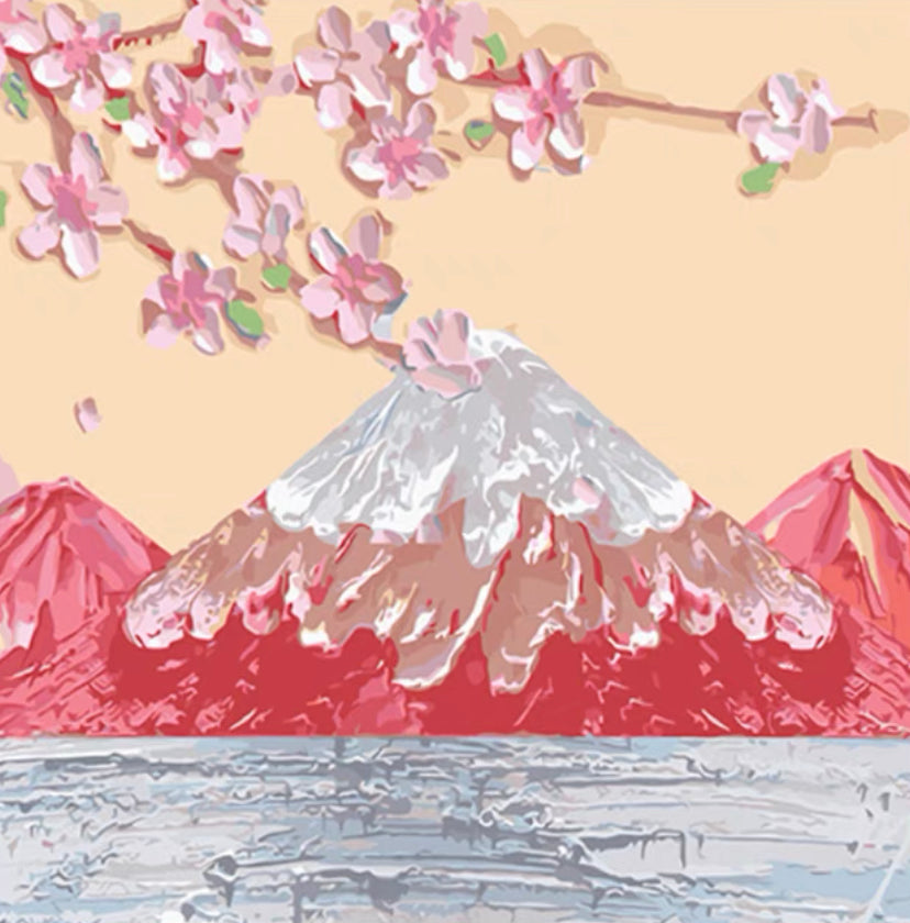 Mount Fuji Paint by Numbers