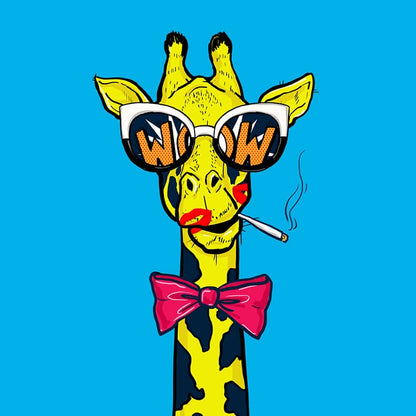 Giraffe  Malen nach Zahlen