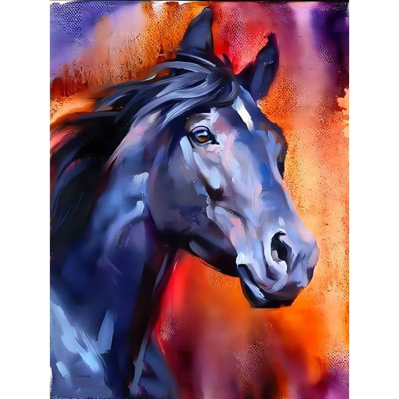Paint by Numbers Horse