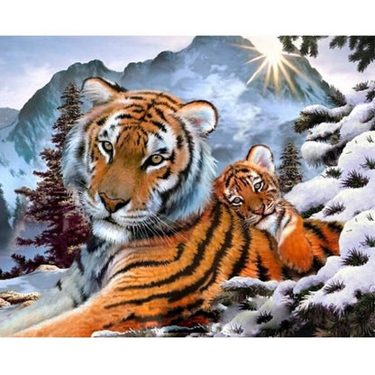 Tigre Peinture par Numéros