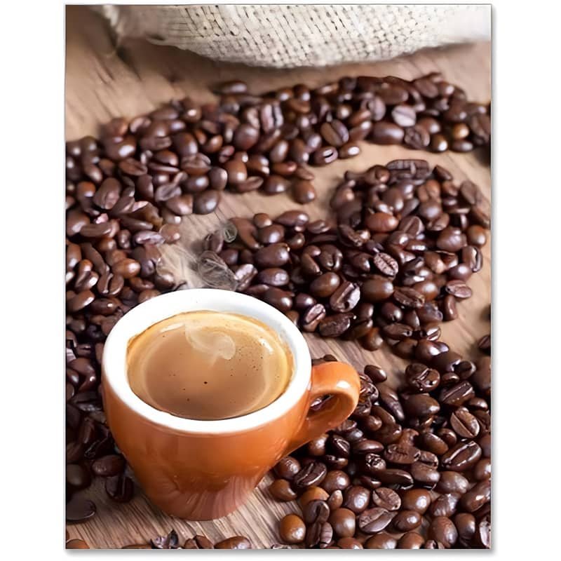 Coffee Paint by Numbers