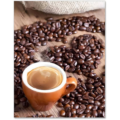 Coffee Paint by Numbers
