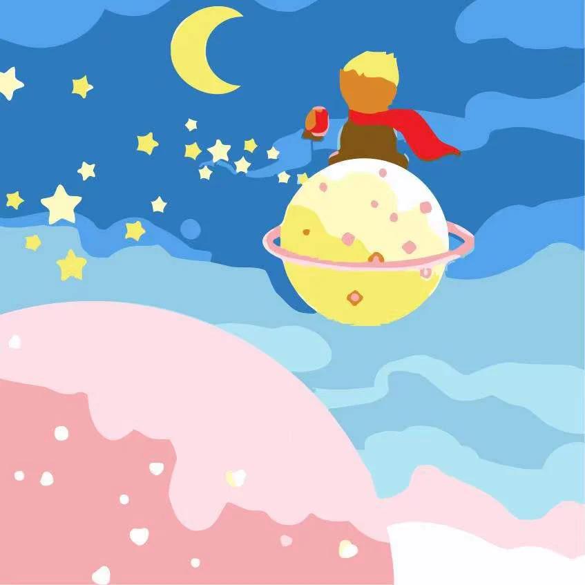 Lune Peinture par numéros