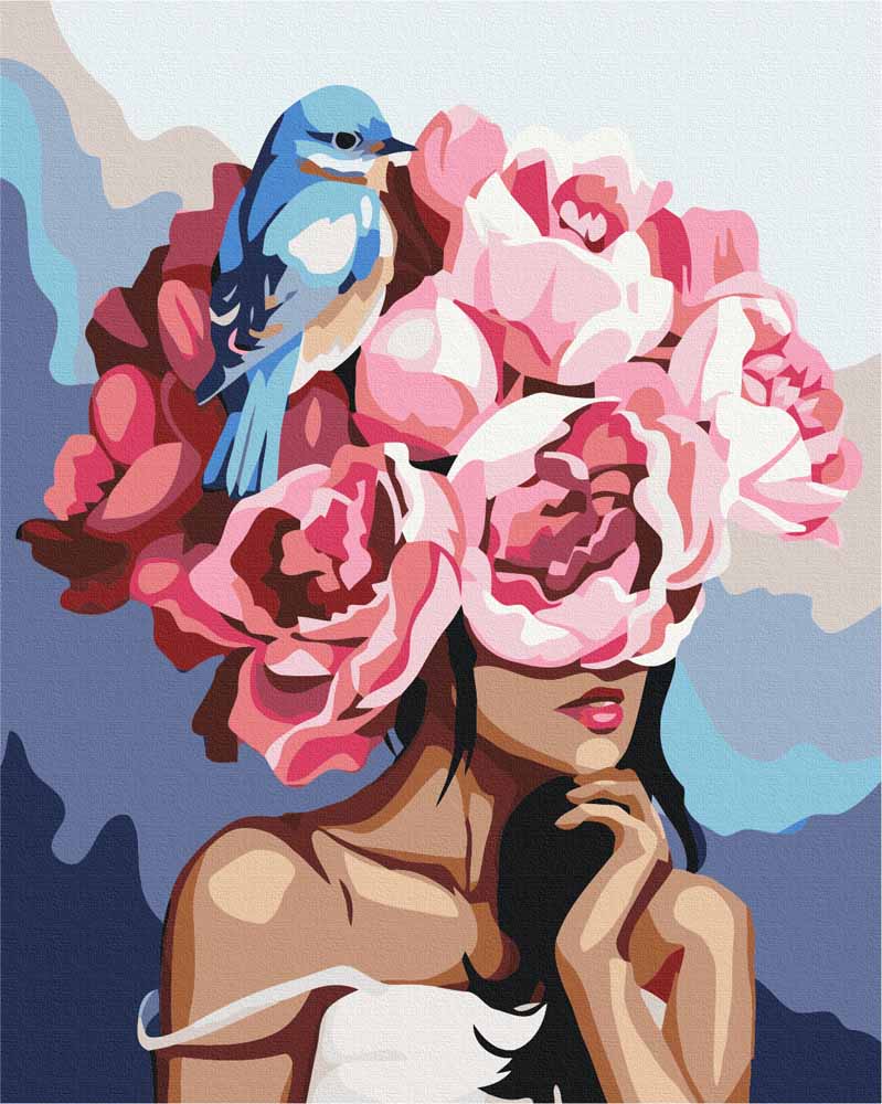 Fleurs et Femmes - Peinture par numéros