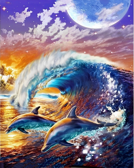 Dolphin Paint by Numbers