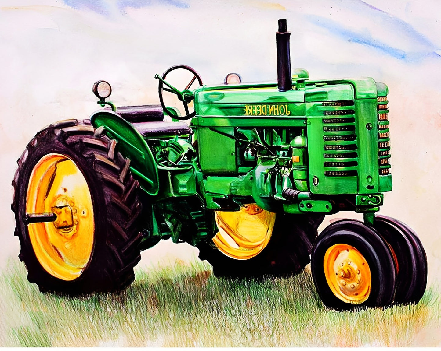 Tracteur Peinture par Numéros