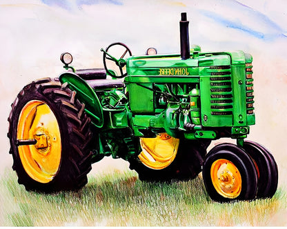Tracteur Peinture par Numéros