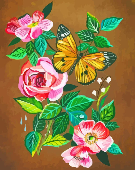 Butterfly Paint by Numbers
