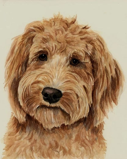 Paint by numbers dog