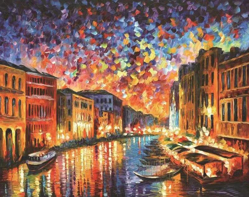 City Night View Paint by Numbers