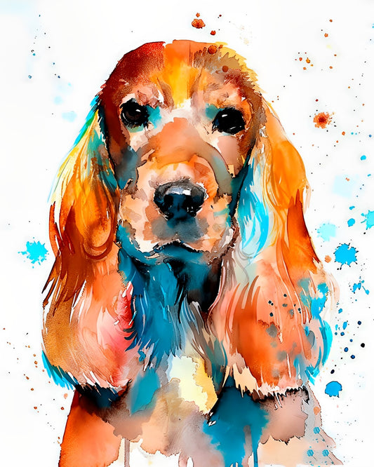 Dog Head Paint by Numbers