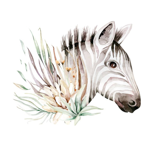 Zebra Paint by Numbers