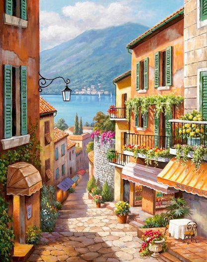 Small Town Paint by Numbers
