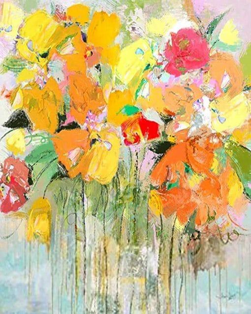 Fleurs   Peinture par numéros