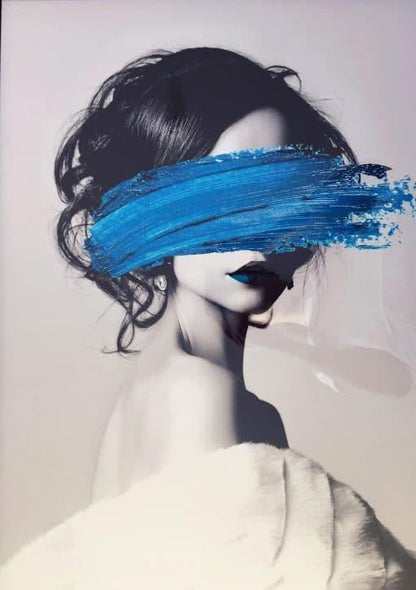 Femme masquée  Peinture par numéros
